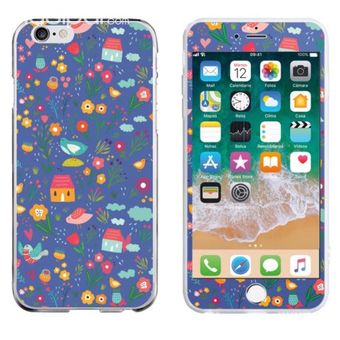 CARCASA FRONT AND BACK PAJARITOS PARA IPHONE 6/6S | Clasipar Accesorios para celulares - CARCASA FRONT AND BACK PAJARITOS PARA IPHONE 6/6S