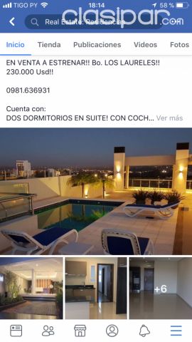 Vendo Depto | Clasipar Departamentos - Vendo Depto