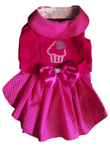 VESTIDO ROSA CUPCAKE TALLE PP | Clasipar Otros animales y mascotas - VESTIDO ROSA CUPCAKE TALLE PP