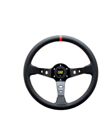 VOLANTE DEPORTIVO OMP NEGRO/ROJO | Clasipar Repuestos y accesorios - VOLANTE DEPORTIVO OMP NEGRO/ROJO