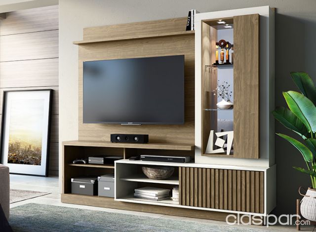 HOME PARA TV DE HASTA 60 PULGADAS - MODELO AMAZONAS | Clasipar Muebles - HOME PARA TV DE HASTA 60 PULGADAS - MODELO AMAZONAS