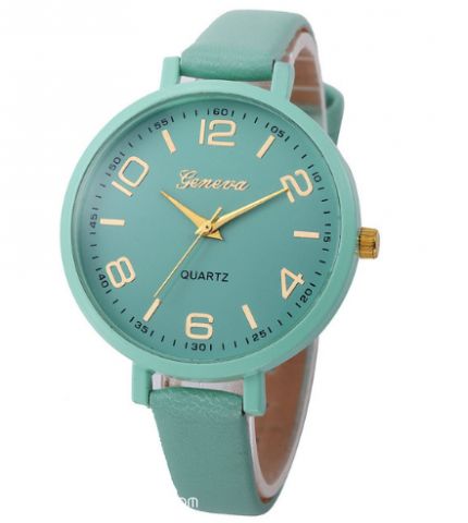 RELOJ GENEVA MOD. 008 COLOR VERDE MALLA VERDE | Clasipar Relojes - Joyas - Accesorios - RELOJ GENEVA MOD. 008 COLOR VERDE MALLA VERDE