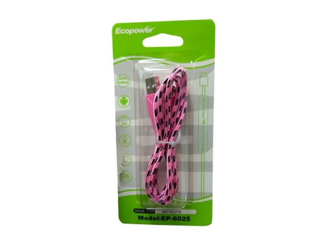 CABLE USB ECOPOWER EP-6025 | Clasipar Accesorios para celulares - CABLE USB ECOPOWER EP-6025