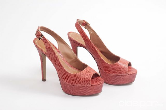SANDALIA TERRACOTA CON PLATAFORMA | Clasipar Ropa y calzados - SANDALIA TERRACOTA CON PLATAFORMA