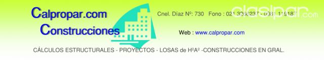 CÁLCULOS ESTRUCTURALES | Clasipar Construcción - CÁLCULOS ESTRUCTURALES