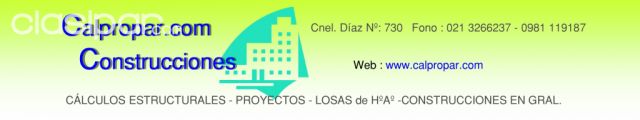 Plano estructural. | Clasipar Construcción - Plano estructural.