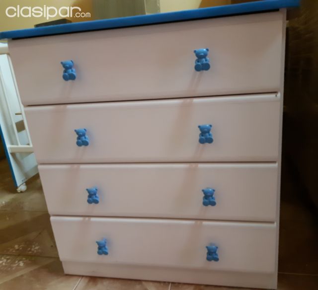 COMODA INFANTIL 4 CAJONES AZUL/BLANCO !! NUEVOS CON GARANTÍA !! DELIVERY SIN COSTO !! | Clasipar Muebles - COMODA INFANTIL 4 CAJONES AZUL/BLANCO !! NUEVOS CON GARANTÍA !! DELIVERY SIN COSTO !!