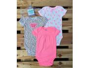 Pack de 3 Bodys Child of mine de Carters Para Niñas Pack de 3 Bodys Child of mine de Carters Para Niñas