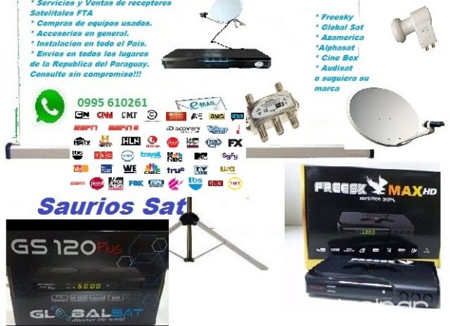 SATELITAL TV FTA Disfrute de mas de 400 canales!! | Clasipar Celulares - Teléfonos - SATELITAL TV FTA Disfrute de mas de 400 canales!!