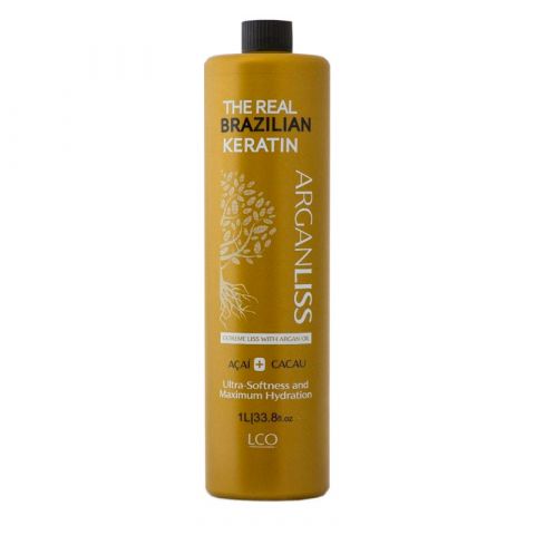 Crema para Alisado Argan Arganliss The Real Brazilian Keratin 1L | Clasipar Cosméticos - Crema para Alisado Argan Arganliss The Real Brazilian Keratin 1L