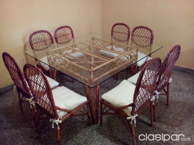VENDO JUEGO DE COMEDOR MUY BIEN CUIDADO | Clasipar Muebles - VENDO JUEGO DE COMEDOR MUY BIEN CUIDADO