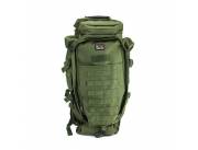 Mochila verde con porta rifle de 40L Mochila verde con porta rifle de 40L