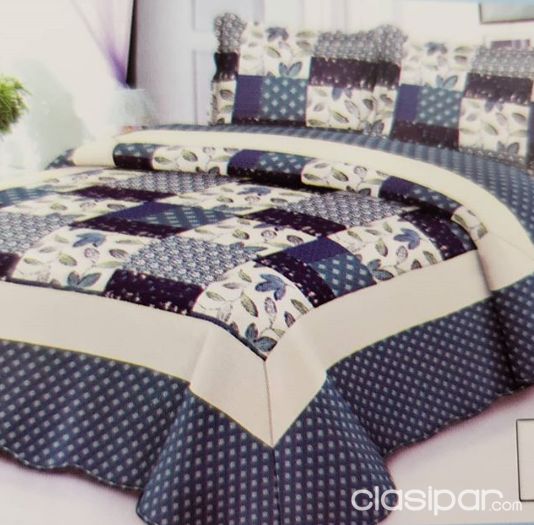 CUBRE CAMAS MAS 2 FUNDAS | Clasipar Otros en hogar, muebles y jardín - CUBRE CAMAS MAS 2 FUNDAS