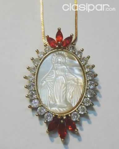 Cadena con dije Religioso enchapado en oro | Clasipar Relojes - Joyas - Accesorios - Cadena con dije Religioso enchapado en oro