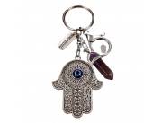 LLAVERO AMATISTA - HAMSA | Domo Hogar LLAVERO AMATISTA - HAMSA | Domo Hogar en Clasipar.com