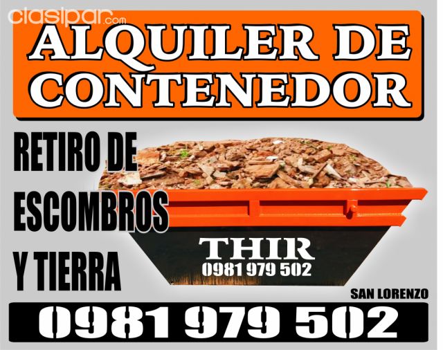 ALQUILER DE CONTENEDOR - THIR | Clasipar Construcción - ALQUILER DE CONTENEDOR - THIR