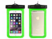 Protector de celular 100% a prueba de agua color verde Protector de celular 100% a prueba de agua color verde