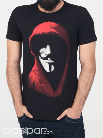 REMERA CON DISEÑO HACKER PARA CABALLERO | Clasipar Ropa y calzados - REMERA CON DISEÑO HACKER PARA CABALLERO