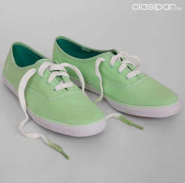 Champion KEDS color verde con suela de caucho - Calce 35 | Clasipar Ropa y calzados - Champion KEDS color verde con suela de caucho - Calce 35