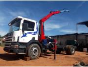 Oferta Scania 94 220 año 1998 caja 4y4 con Grua recién importado sin uso en Py | Clasipar Camiones - Oferta Scania 94 220 año 1998 caja 4y4 con Grua recién importado sin uso en Py