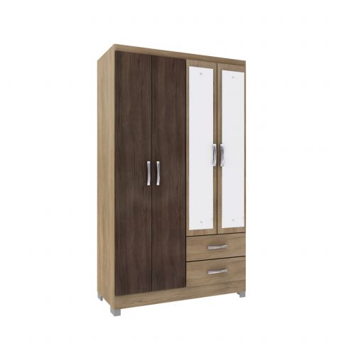 ROPERO 4 PUERTAS Y 2 CAJONES CH RP104 | Clasipar Muebles - ROPERO 4 PUERTAS Y 2 CAJONES CH RP104