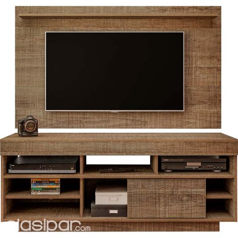 RACK WITH PANNEL ROMA CANELA - PARA TV DE HASTA 47 | Clasipar Muebles - RACK WITH PANNEL ROMA CANELA - PARA TV DE HASTA 47
