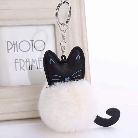LLAVERO POMPOM DE GATO | Clasipar Relojes - Joyas - Accesorios - LLAVERO POMPOM DE GATO