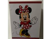 CUBOS EN MELAMINA DE MDF DE MINIE DISNEY CUBOS EN MELAMINA DE MDF DE MINIE DISNEY