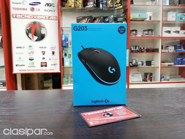 Mouse Gamer Logitech G203 | Clasipar Computadoras - Notebooks - Mouse Gamer Logitech G203