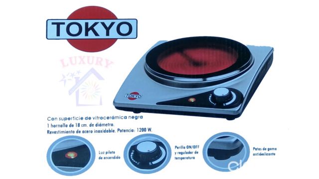 Placa infrarroja Tokyo | Clasipar Electrodomésticos - Placa infrarroja Tokyo