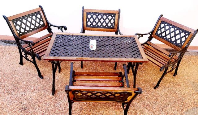 JUEGO DE JARDÍN COM. CUADRILLÉ 2 | Clasipar Muebles - JUEGO DE JARDÍN COM. CUADRILLÉ 2