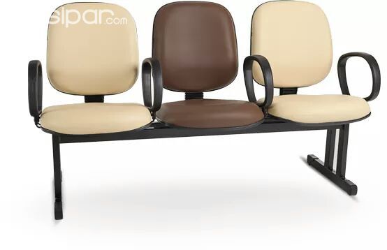 Tándem de 3 lugares | Clasipar Muebles - Tándem de 3 lugares