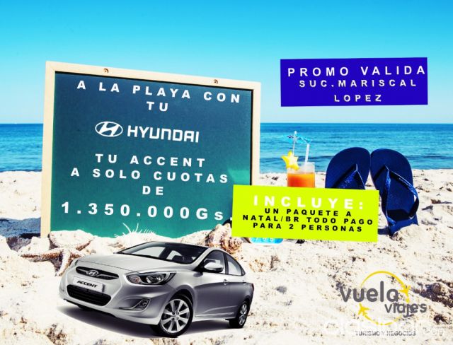 Compre un hermos Accent Full y viaje a las playas de Natal | Clasipar Autos - Compre un hermos Accent Full y viaje a las playas de Natal
