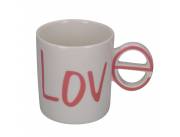 Taza LOVE con mango 3D - PINK Taza LOVE con mango 3D - PINK