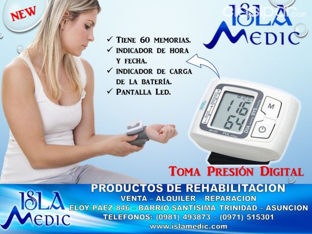 TOMA PRESIÓN DIGITAL MUÑEQUERA | Clasipar Salud y belleza - TOMA PRESIÓN DIGITAL MUÑEQUERA