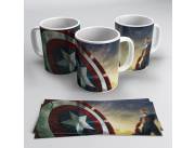 TAZA DISEÑO CAPITÁN AMÉRICA TAZA DISEÑO CAPITÁN AMÉRICA