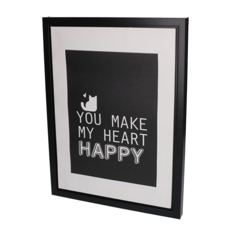 CUADRO DECORATIVO BLANCO Y NEGRO | Clasipar Decoración - Jardín - Accesorios - CUADRO DECORATIVO BLANCO Y NEGRO