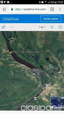 CARMELO PERALTA – ALTO PARAGUAY (CHACO): 15 HECTAREAS S/ RIO IDEAL P/ PUERTO | Clasipar Terrenos - CARMELO PERALTA – ALTO PARAGUAY (CHACO): 15 HECTAREAS S/ RIO IDEAL P/ PUERTO