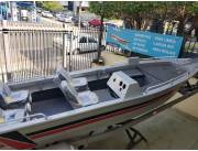 LANCHA DE ALUMINIO 1,60 DE ANCHO EQUIPADA Y BORDA ALTA CON TRAILER | Clasipar Náutica - LANCHA DE ALUMINIO 1,60 DE ANCHO EQUIPADA Y BORDA ALTA CON TRAILER