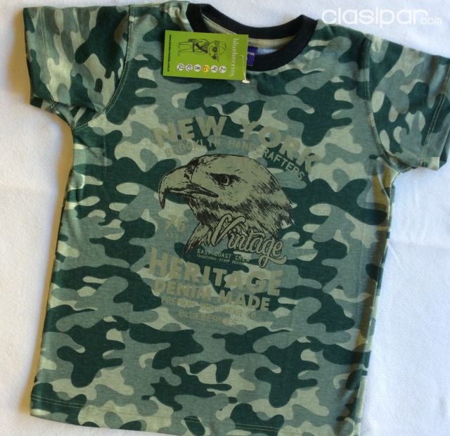 REMERA PARA NIÑOS - Heritage - TALLE 6 | Clasipar Ropa para bebés y niños - REMERA PARA NIÑOS - Heritage - TALLE 6