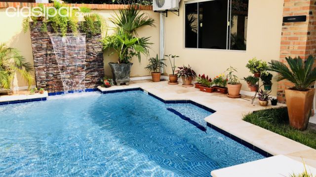 OFERTA IMPERDIBLE!! PROMO PISCINA 4x2.5mts+HIDRO+CASCADA CON ILUMINACIÓN+DUCHA.- | Clasipar Construcción - OFERTA IMPERDIBLE!! PROMO PISCINA 4x2.5mts+HIDRO+CASCADA CON ILUMINACIÓN+DUCHA.-