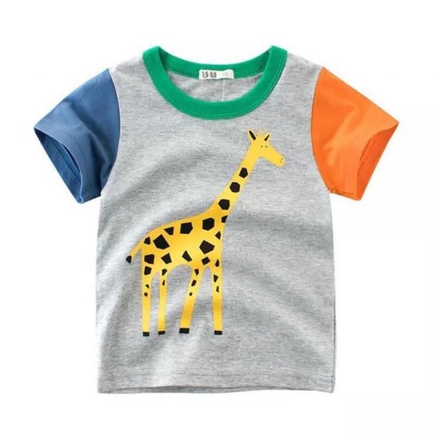 REMERA CON DISEÑO DE JIRAFA - 5 AÑOS | Clasipar Ropa para bebés y niños - REMERA CON DISEÑO DE JIRAFA - 5 AÑOS