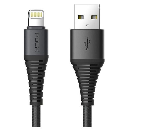 CABO USB LIGHTNING HI-TENSILE 2M - NEGRO | Clasipar Otros electrónica - CABO USB LIGHTNING HI-TENSILE 2M - NEGRO