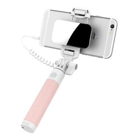BASTON PARA SELFIE CON ESPEJO - ROSA | Clasipar Accesorios para celulares - BASTON PARA SELFIE CON ESPEJO - ROSA