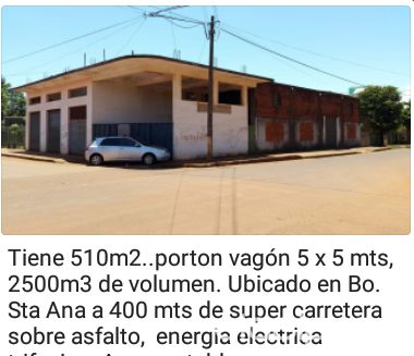 ALQUILO DEPOSITO zona Area 4-Santa Ana: 360m2 en Ciudad del Este - calles asfaltadas | Clasipar Depósitos - ALQUILO DEPOSITO zona Area 4-Santa Ana: 360m2 en Ciudad del Este - calles asfaltadas