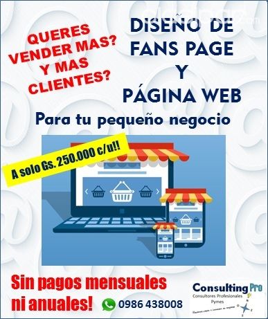 DISEÑO DE PÁGINAS WEB ECONÓMICO PARA TU PEQUEÑO NEGOCIO | Clasipar Oficios / Técnicos / Profesionales - DISEÑO DE PÁGINAS WEB ECONÓMICO PARA TU PEQUEÑO NEGOCIO