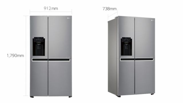 Heladera LG GS65SPP1 Side by Side Inox - NUEVA, SIN USO!!! | Clasipar Electrodomésticos - Heladera LG GS65SPP1 Side by Side Inox - NUEVA, SIN USO!!!