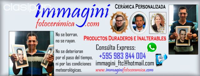 Immagini Fotocerámica | Clasipar Otros Servicios - Immagini Fotocerámica