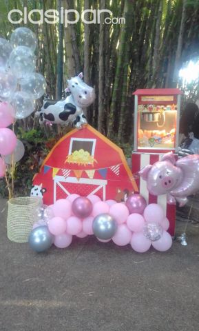 Pororo algodon dulce globos a gas | Clasipar Fiestas / Eventos - Pororo algodon dulce globos a gas