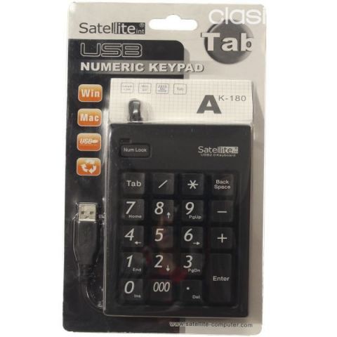Teclado Numérico USB SATE | Clasipar Computadoras - Notebooks - Teclado Numérico USB SATE